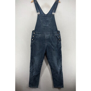 CURRENT ELLIOTT Overalls Womens 3 L Shirley Corduroy Bib Stretch Cotton Blue USA